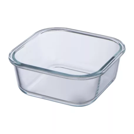 Üveg ételhordó műanyag fedővel, 750 ml