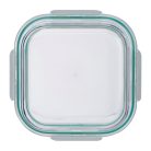 Üveg ételhordó műanyag fedővel, 750 ml