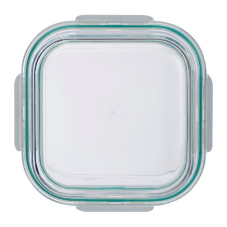 Üveg ételhordó műanyag fedővel, 750 ml