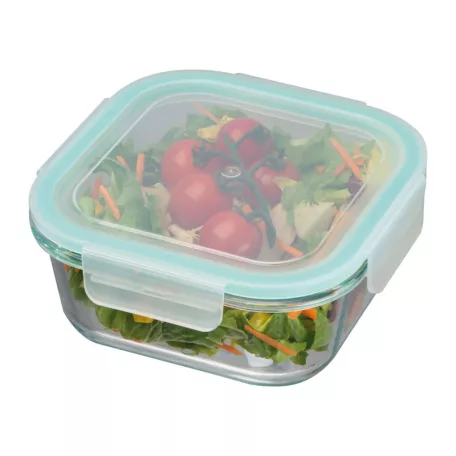 Üveg ételhordó műanyag fedővel, 750 ml