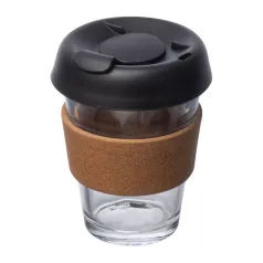 Boroszilikált üvegbögre, 350 ml