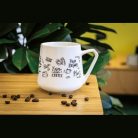 Porcelán bögre, 300 ml