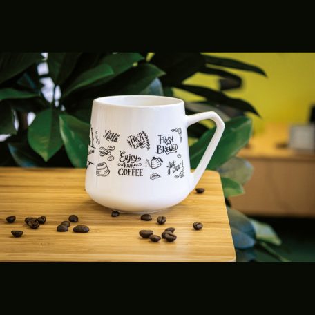 Porcelán bögre, 300 ml