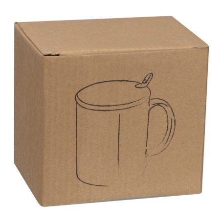 Kerámia bögre kanállal és bambusz tetővel, 300 ml