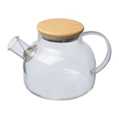 Üveg kancsó bambusz tetővel, 1000 ml
