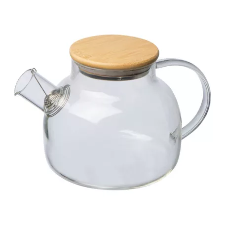 Üveg kancsó bambusz tetővel, 1000 ml