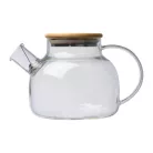 Üveg kancsó bambusz tetővel, 1000 ml