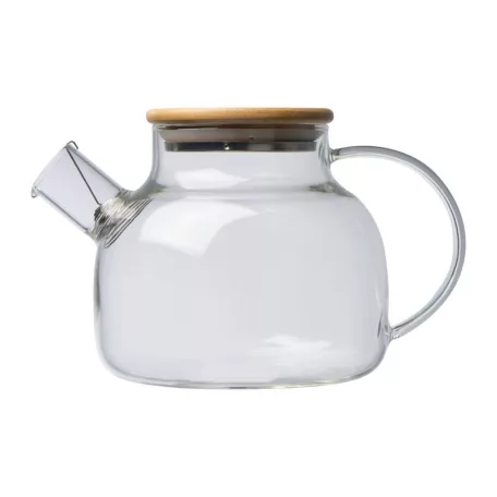 Üveg kancsó bambusz tetővel, 1000 ml