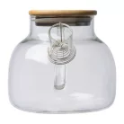 Üveg kancsó bambusz tetővel, 1000 ml