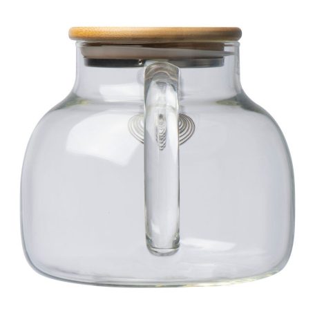 Üveg kancsó bambusz tetővel, 1000 ml