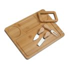 Bambuszból készült sajtszett