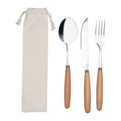 Evőeszköz készlet pamut tasakban