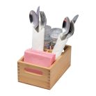 Bambusz evőeszköztartó nagy méretben