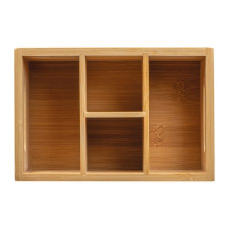 Bambusz evőeszköztartó nagy méretben