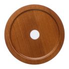 Üveg pohár szívószállal és bambusz fedéllel