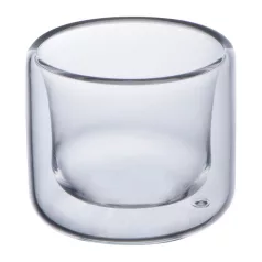 Duplafalú üvegpohár 50ml