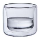 Duplafalú üvegpohár 50ml