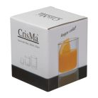 Duplafalú üvegpohár 200ml