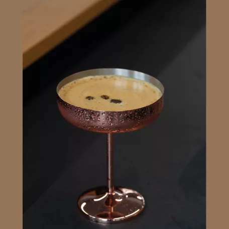 Martini pohár réz bevonattal, 300ml