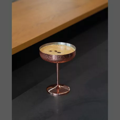 Martini pohár réz bevonattal, 300ml