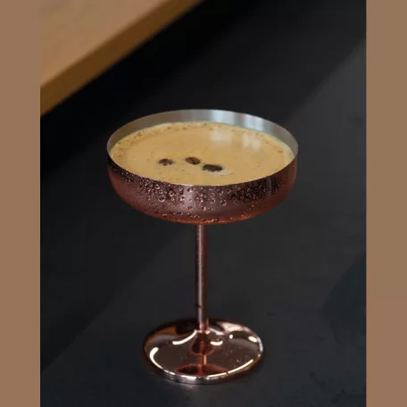 Martini pohár réz bevonattal, 300ml