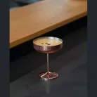 Martini pohár réz bevonattal, 300ml