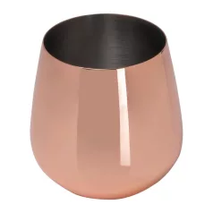 Réz bevonatú  fém pohár, 500ml