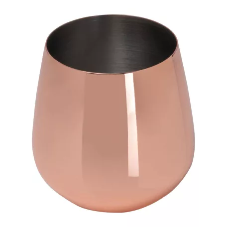 Réz bevonatú  fém pohár, 500ml