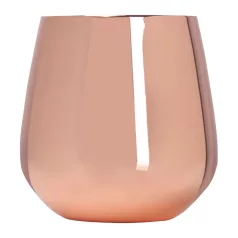 Réz bevonatú  fém pohár, 500ml