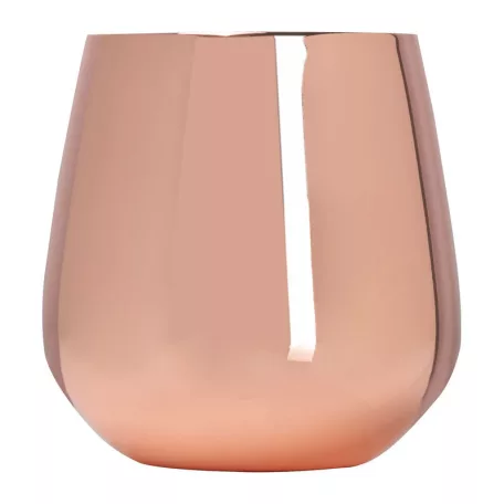 Réz bevonatú  fém pohár, 500ml