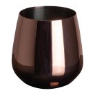 Réz bevonatú  fém pohár, 500ml