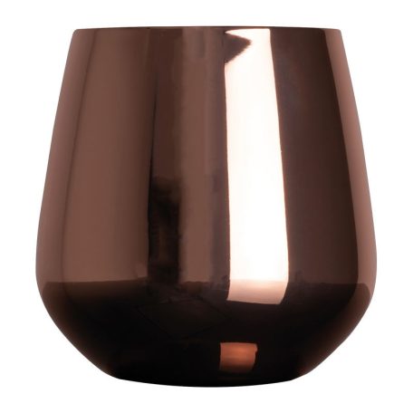 Réz bevonatú  fém pohár, 500ml