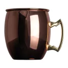 "Moscow Mule" réz bevonatú acél pohár, 500ml