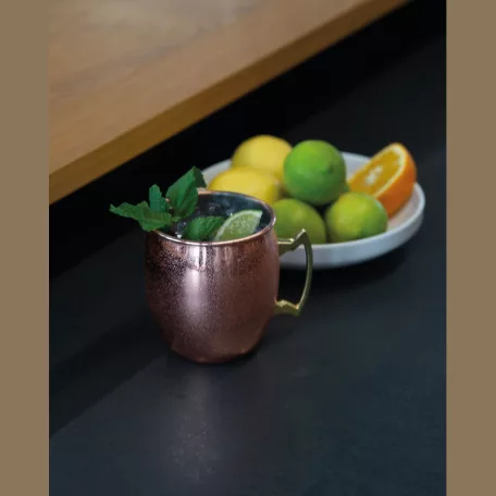 "Moscow Mule" réz bevonatú acél pohár, 500ml