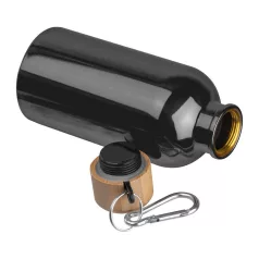 Rozsdamentes acél ivópalack karabinerrel, 400ml