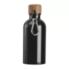 Rozsdamentes acél ivópalack karabinerrel, 400ml