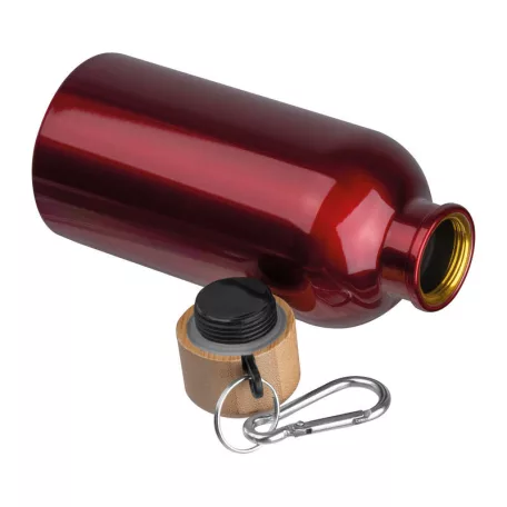Rozsdamentes acél ivópalack karabinerrel, 400ml