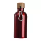 Rozsdamentes acél ivópalack karabinerrel, 400ml