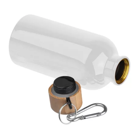 Rozsdamentes acél ivópalack karabinerrel, 400ml