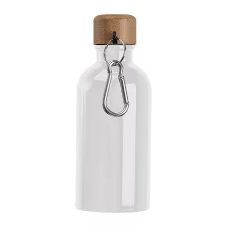 Rozsdamentes acél ivópalack karabinerrel, 400ml