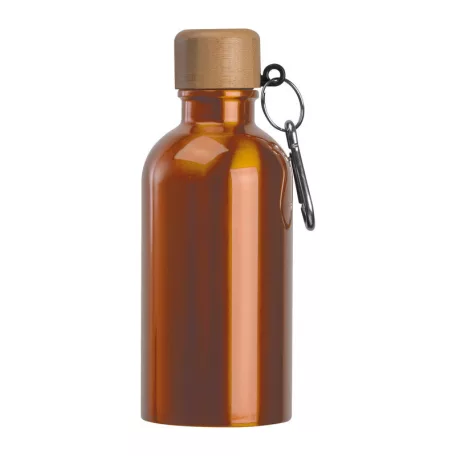 Rozsdamentes acél ivópalack karabinerrel, 400ml