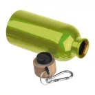 Rozsdamentes acél ivópalack karabinerrel, 400ml