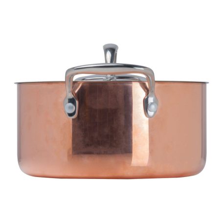 Indukciós főzőedény fedéllel