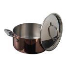 Indukciós főzőedény fedéllel