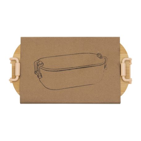 Ételhordó bambuszfedéllel , 750 ml