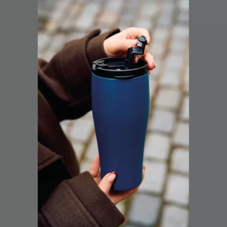 Vákuumszigetelt acél termoszbögre, 500 ml