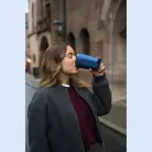 Gumírozott kerámia utazó pohár, 400 ml