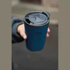 Gumírozott kerámia utazó pohár, 400 ml