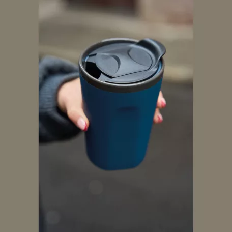 Gumírozott kerámia utazó pohár, 400 ml