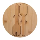 Salátástál bambusz fedéllel, 2000 ml